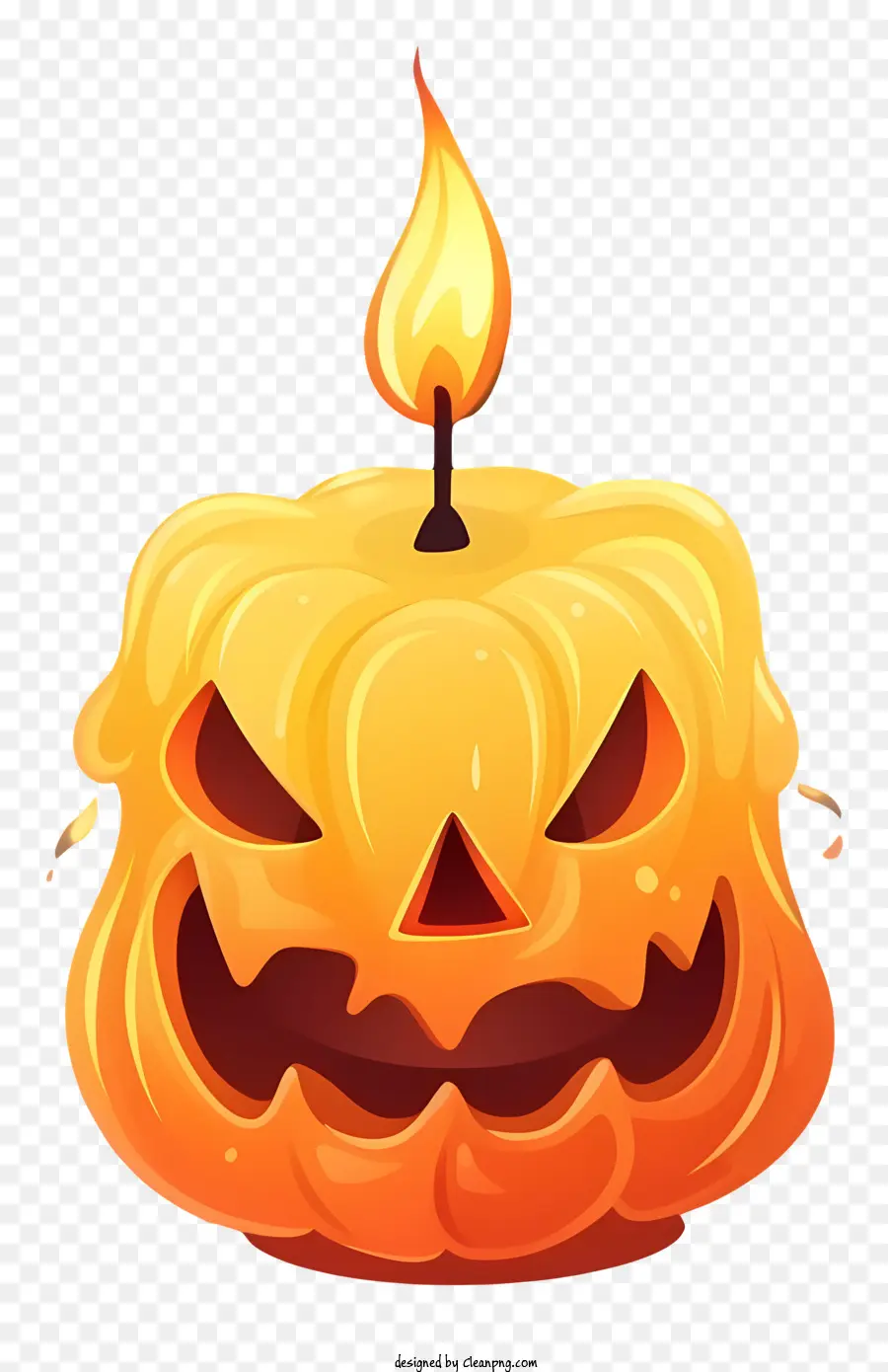 Víspera De Todos Los Santos，Vela Jack O' Lantern PNG