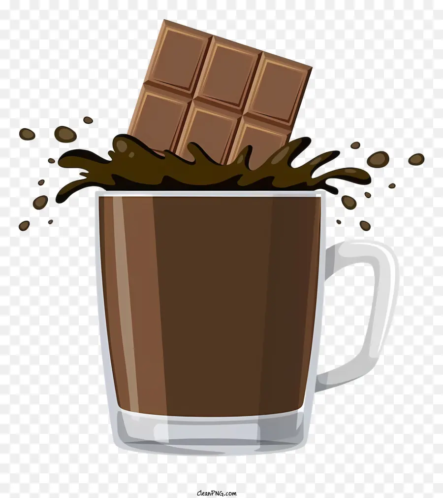 Chocolate Caliente，Chocolate En Taza PNG