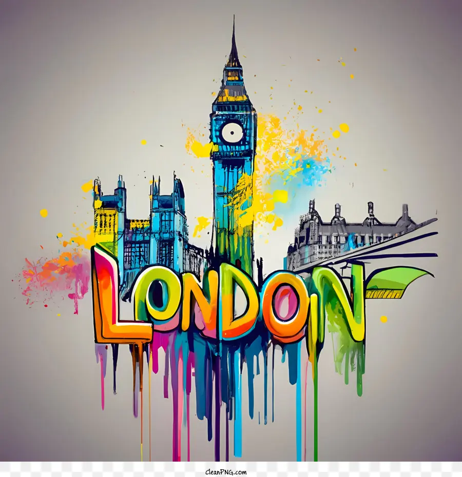 Londres，Ilustración De Londres PNG