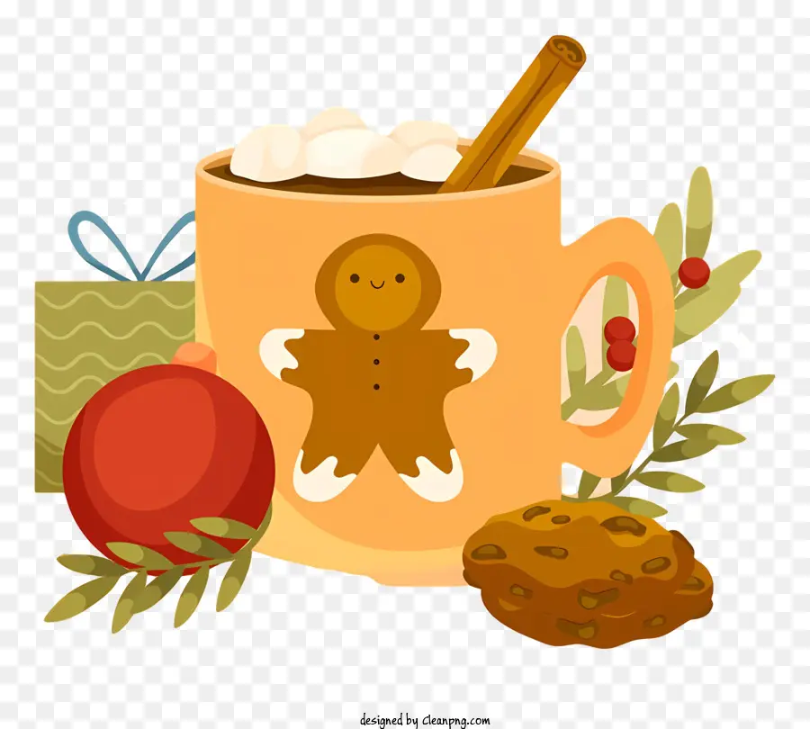 Chocolate Caliente，Crema Batida PNG