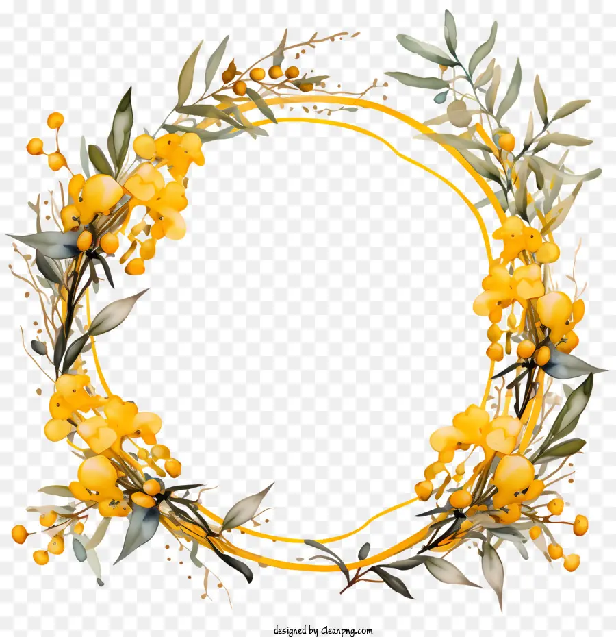 Zarzo Dorado，Corona De Flores PNG