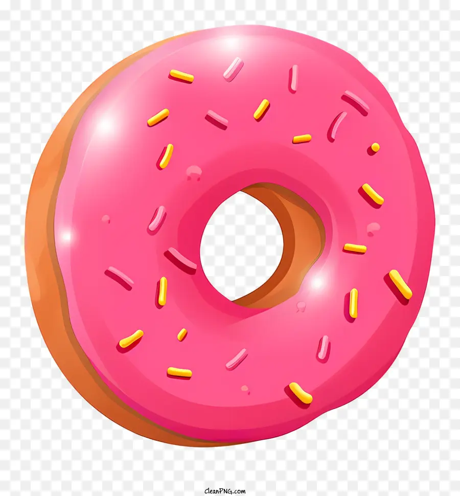 Donut Rosa，Rosquilla PNG