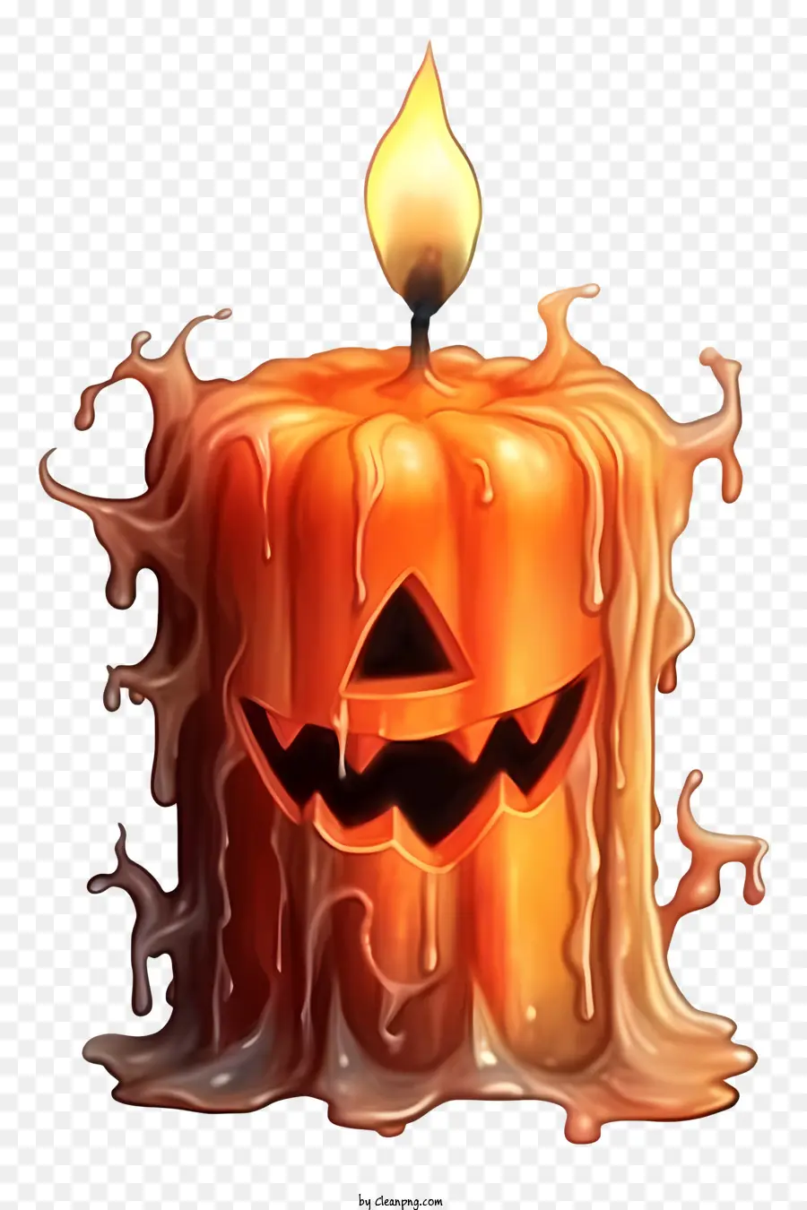 Halloween Vela，Vela De Jack O'lantern PNG