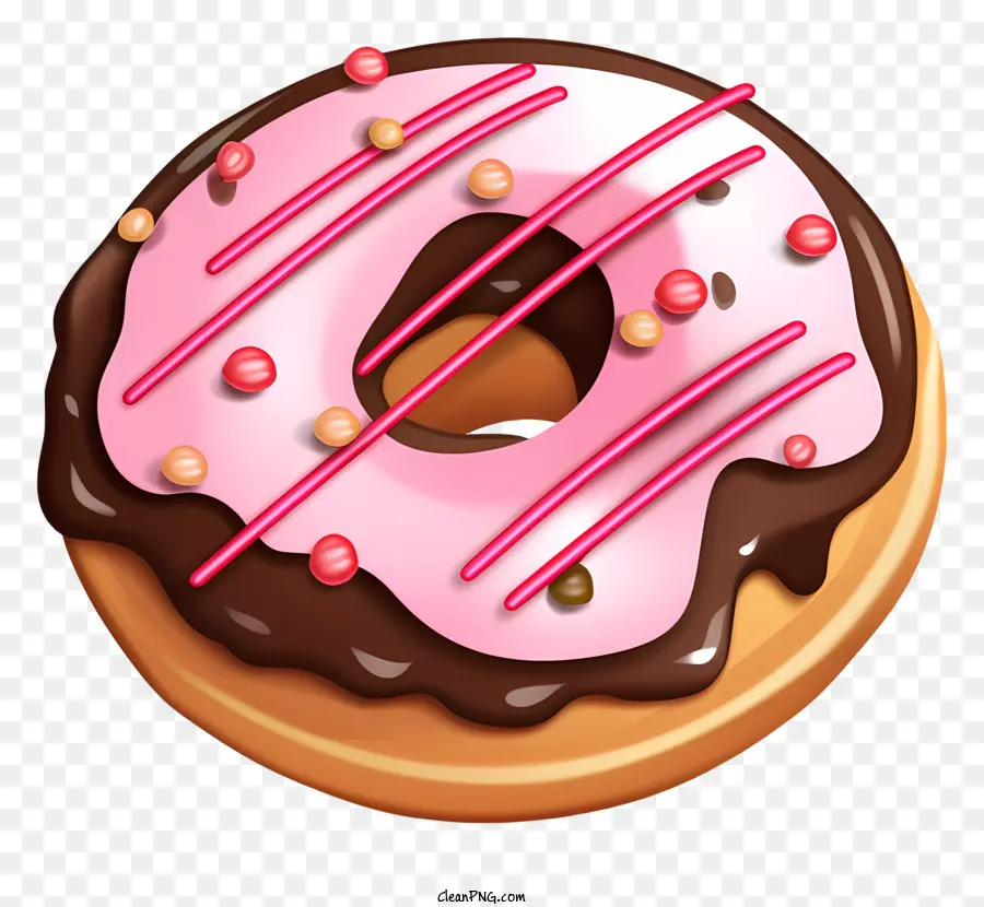 Donut Rosa，Rosquilla PNG