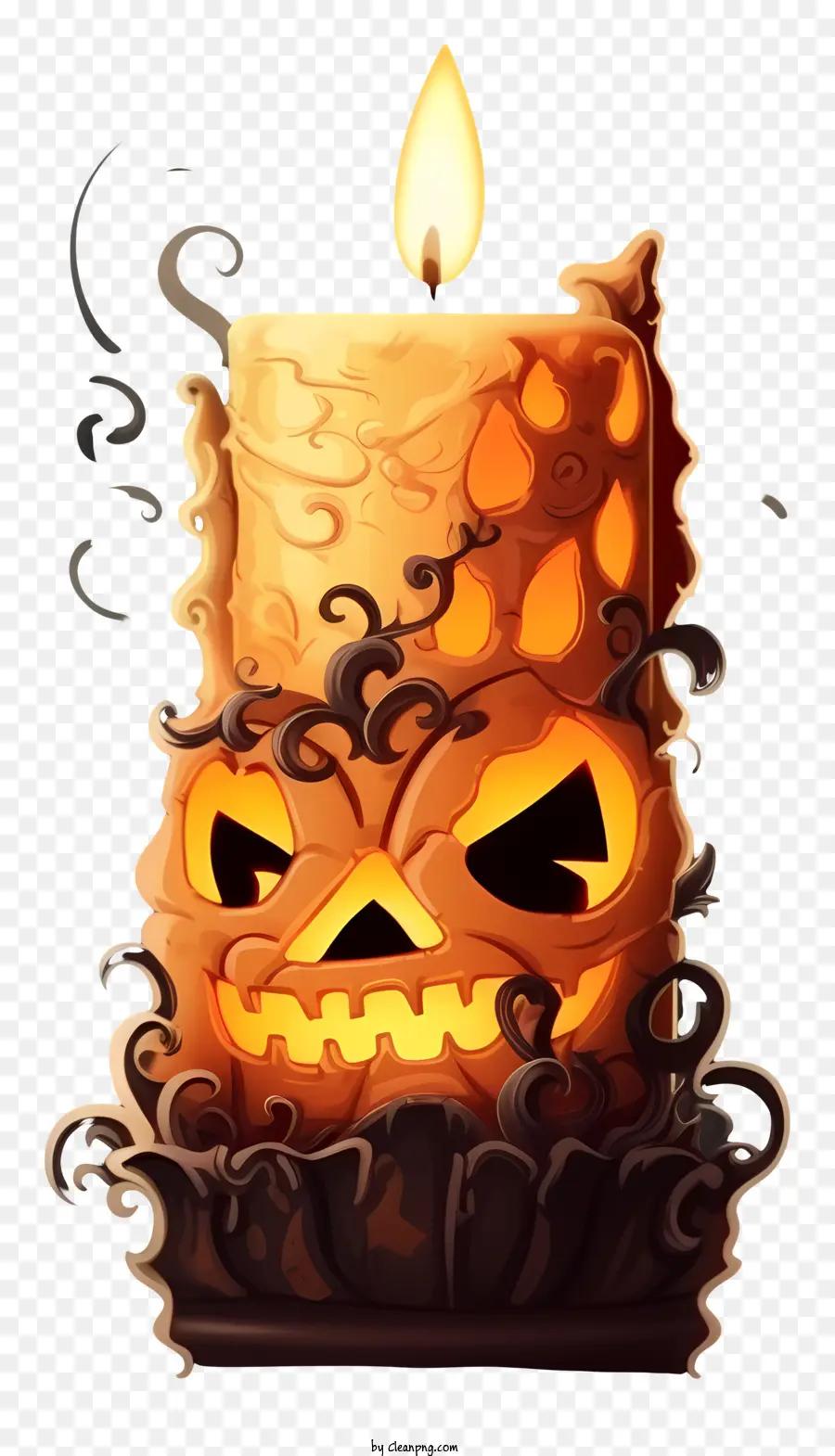 Jackolantern，Calabaza Tallada PNG