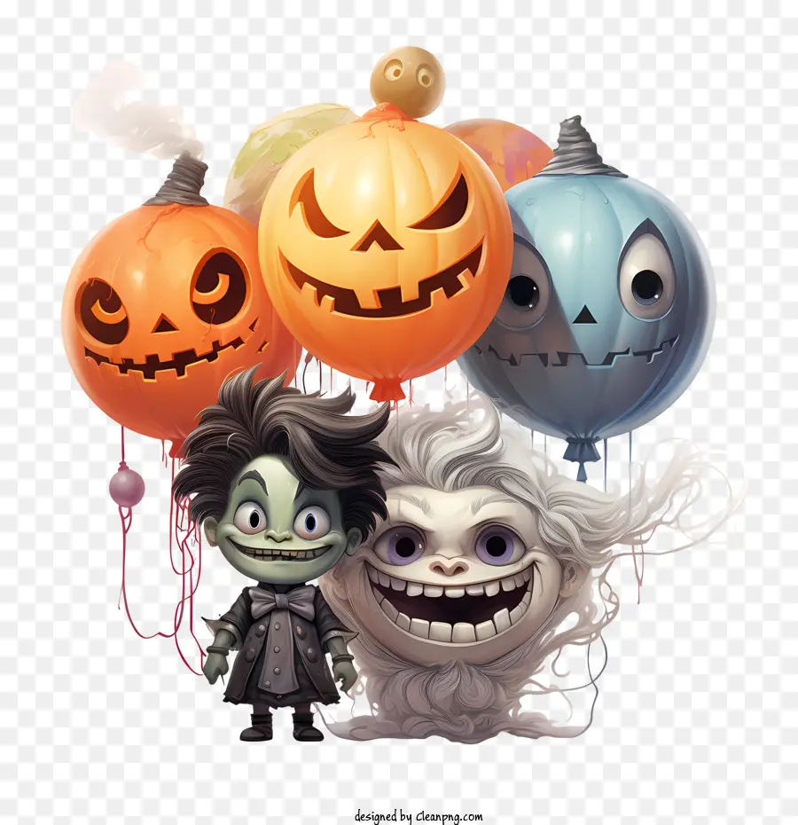 Halloween Globos，Jack Skellington PNG