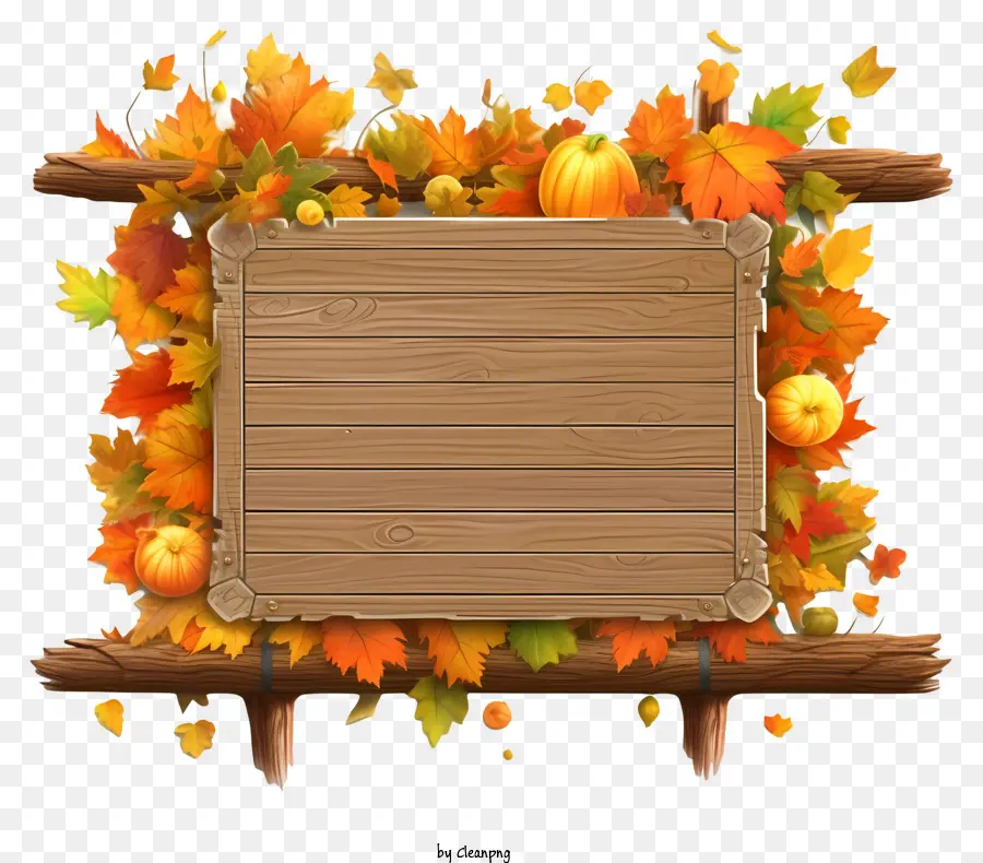 Decoración De Otoño，Marco De Otoño PNG