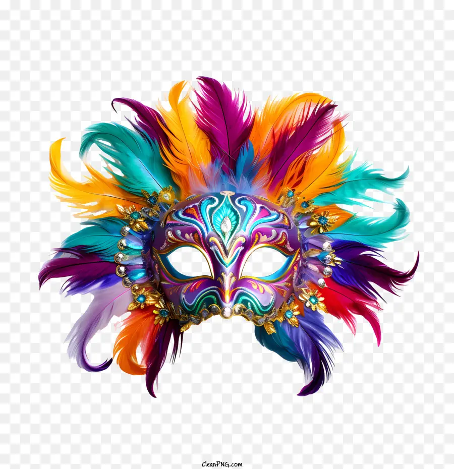 Máscara Del Festival De Carnaval，Mascarilla PNG