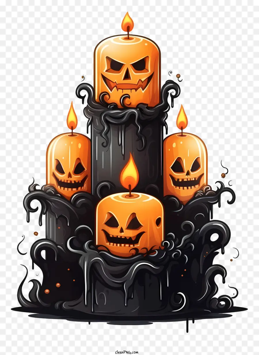 Calabazas De Halloween，Jack O'llander PNG
