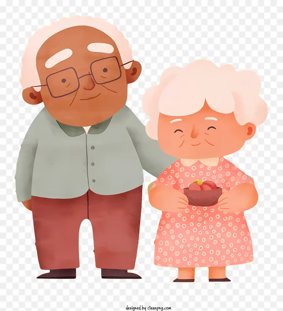 Old Couple，Feliz Pareja PNG