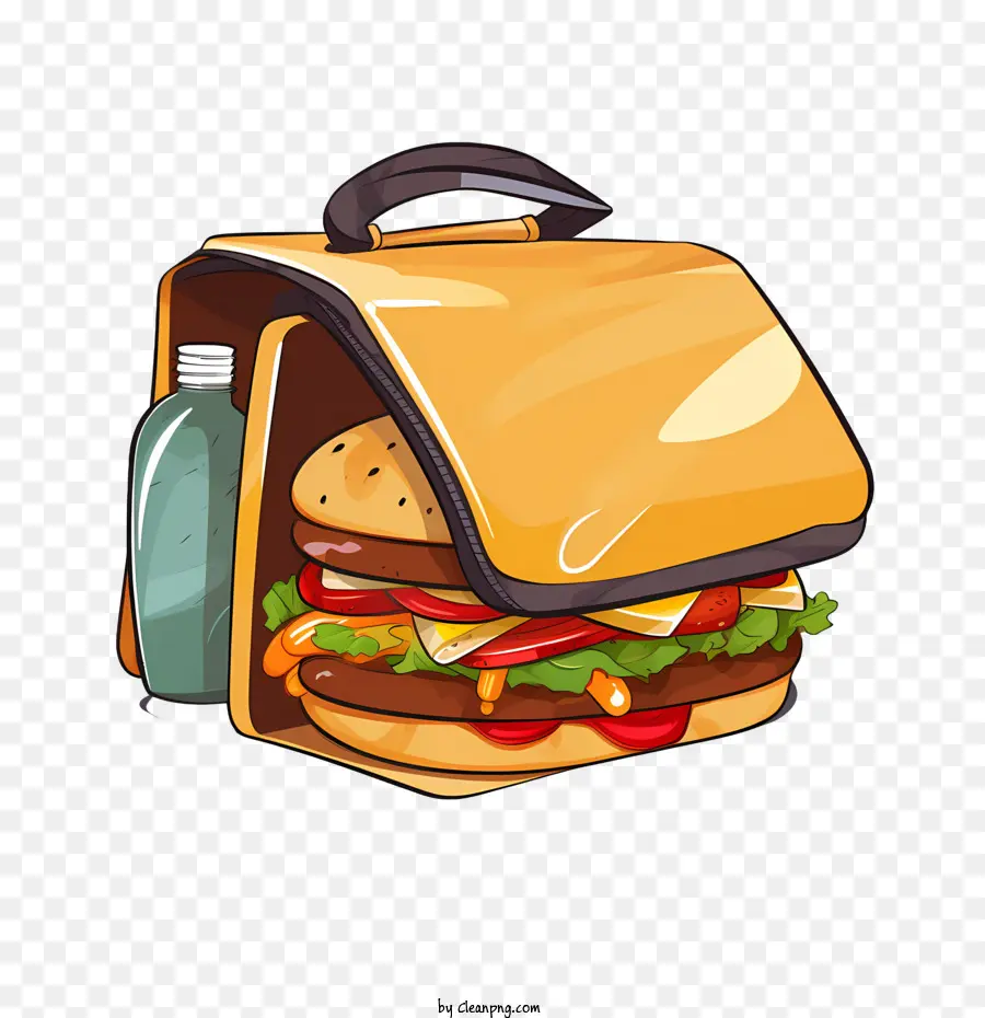 Bolsa De Entrega De Alimentos，Burger PNG