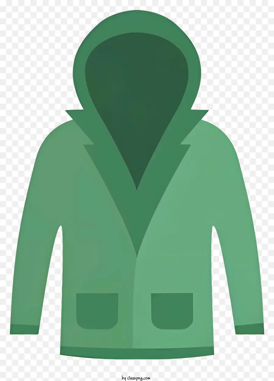 Chaqueta Verde，Chaqueta Con Capucha PNG