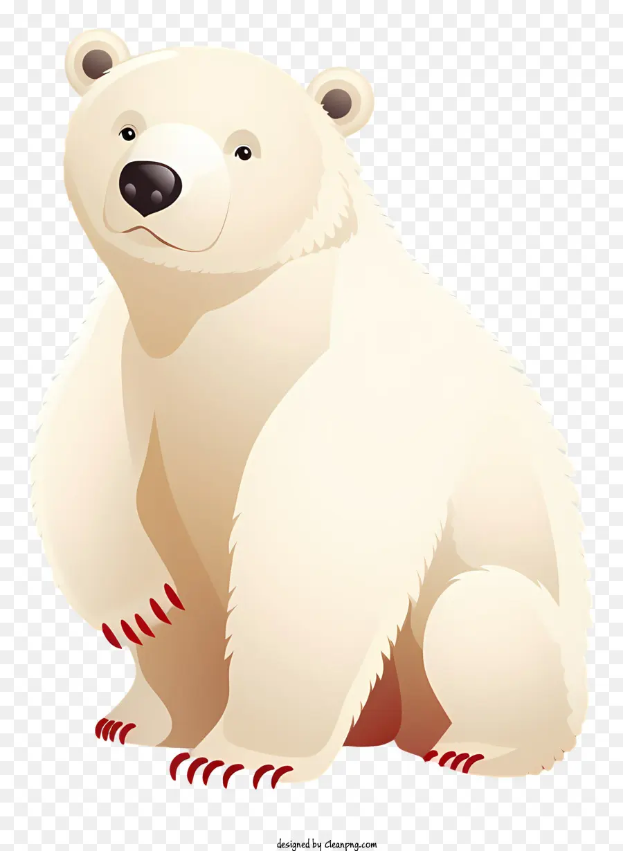 De Dibujos Animados Del Oso Polar，Los Dientes PNG