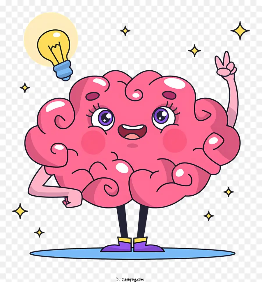 Personaje De Dibujos Animados，Cerebro De Dibujos Animados PNG