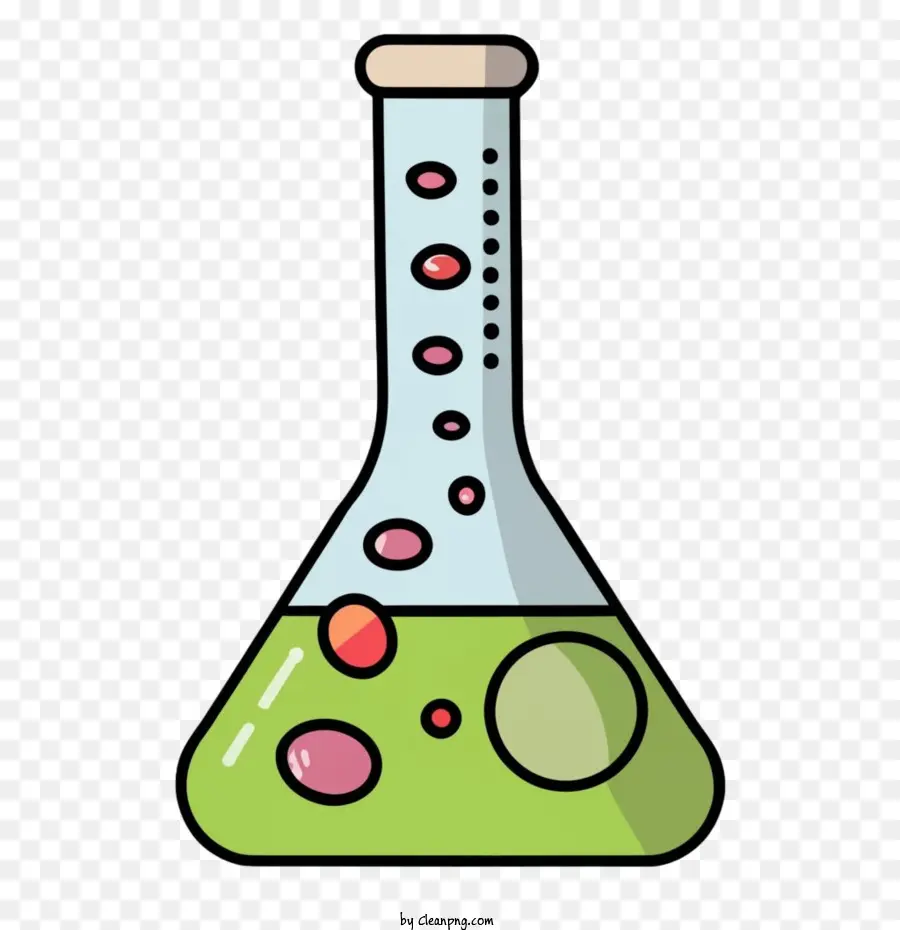 Matraz De Erlenmeyer，Timbre De Laboratorio PNG