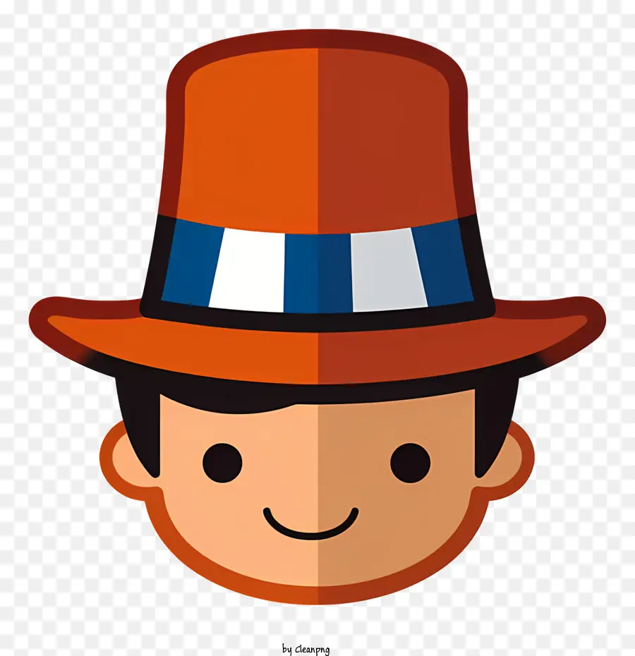 Personaje De Dibujos Animados，Sombrero De Color Naranja PNG