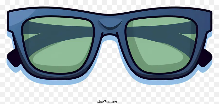 Vidrios Azules，Lentes Verdes PNG