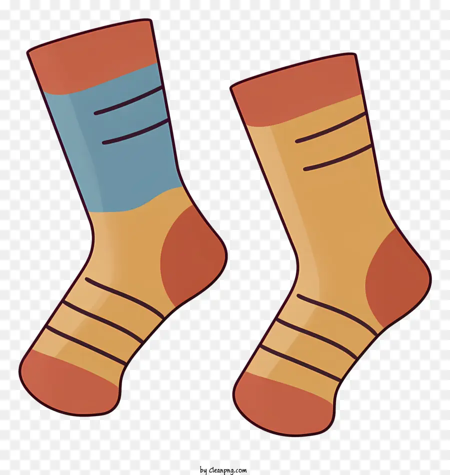 Medias，Calcetines Amarillos PNG