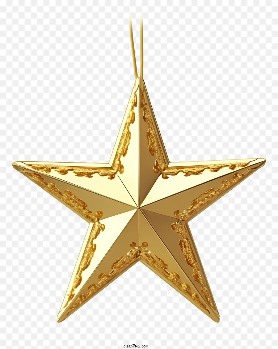 La Estrella De Oro，Collar De Cadena PNG