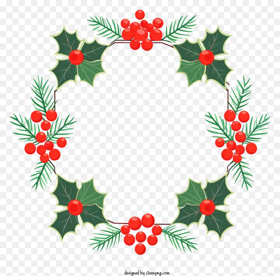 Corona De Navidad，Guirnalda PNG