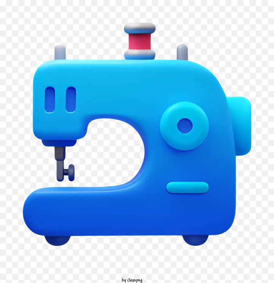 Máquina De Coser Azul，Bobina PNG