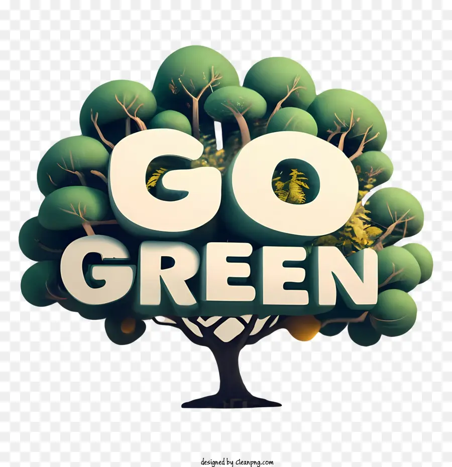 Go Green，Verde PNG