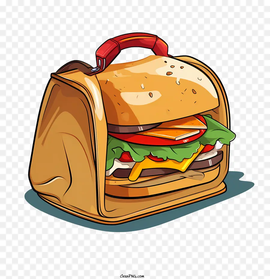 Bolsa De Entrega De Alimentos，Pan PNG