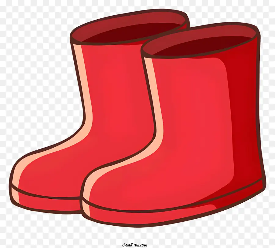 Botas De Goma Rojas，Botas Rojas PNG