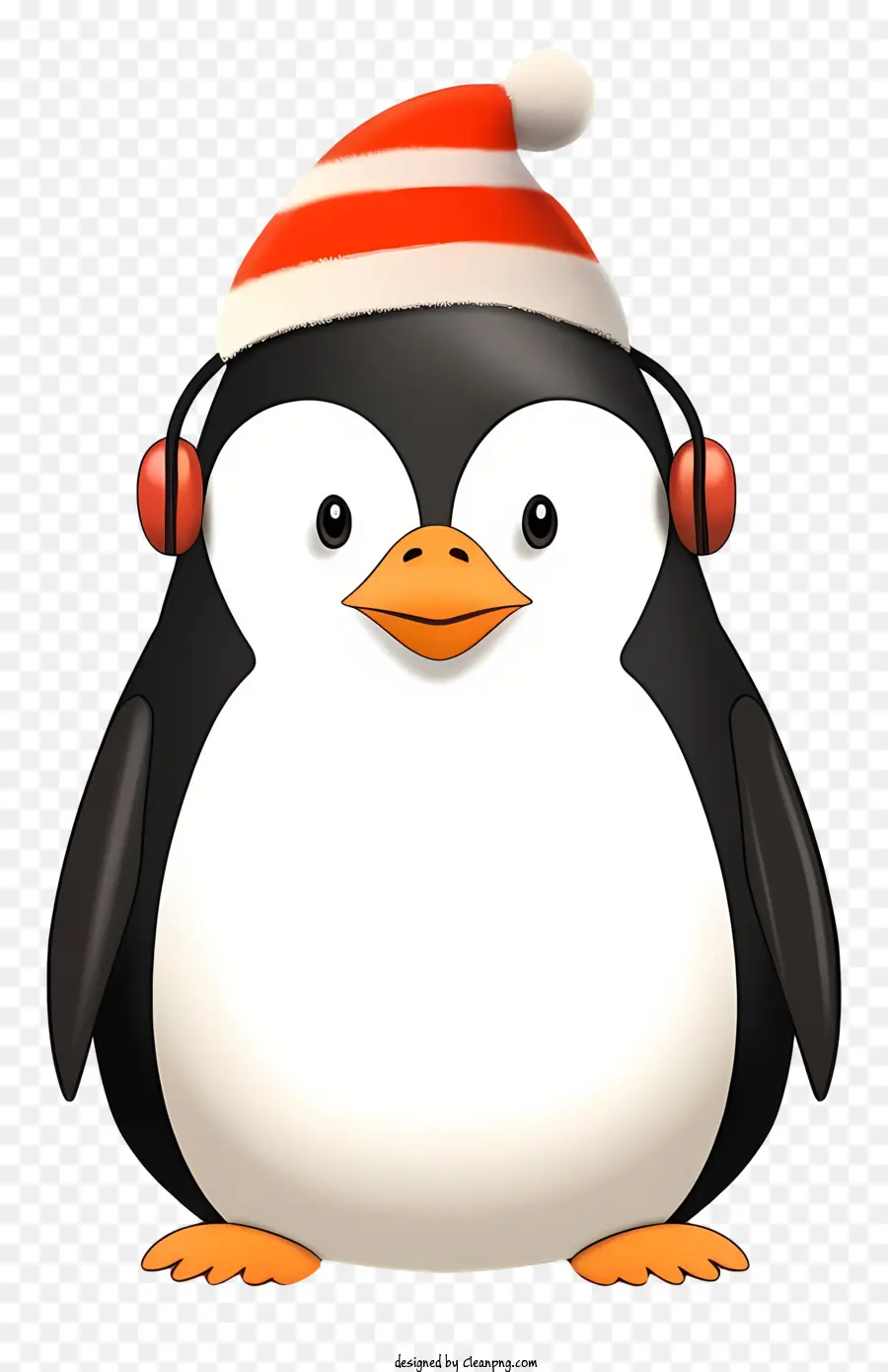 Dibujos Animados De Pingüinos，Sombrero De Rayas PNG