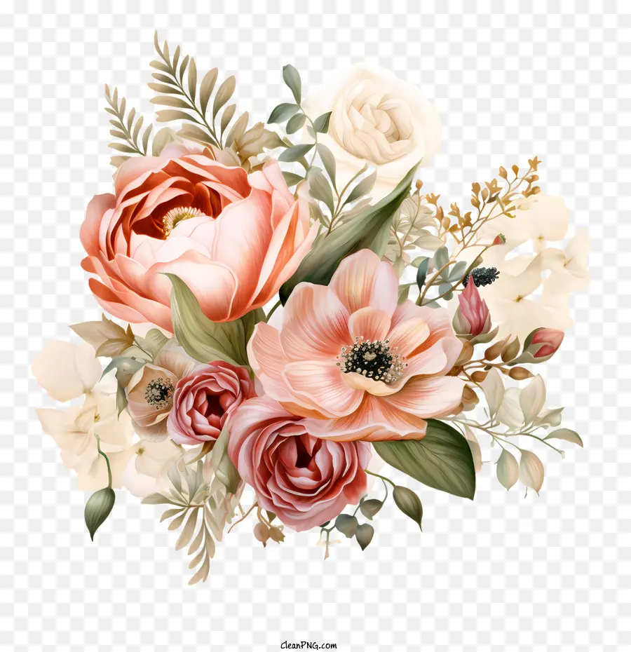 Las Flores De La Boda，Ramo PNG