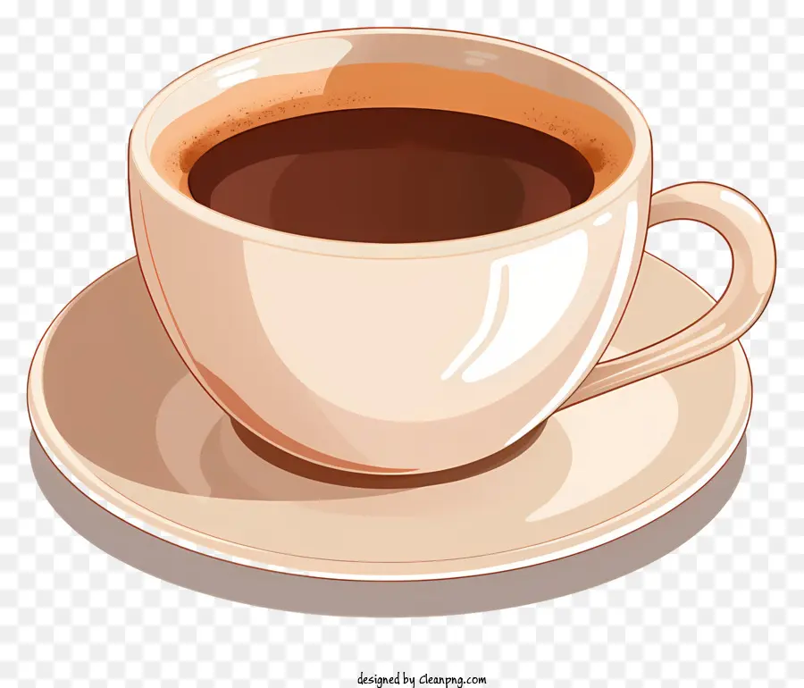 Cup Of Coffee，Café Oscuro PNG