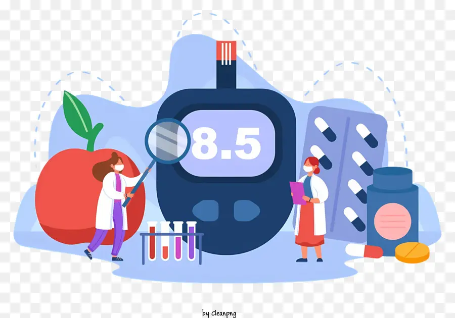 Medidor De Glucosa，Profesionales De La Medicina PNG