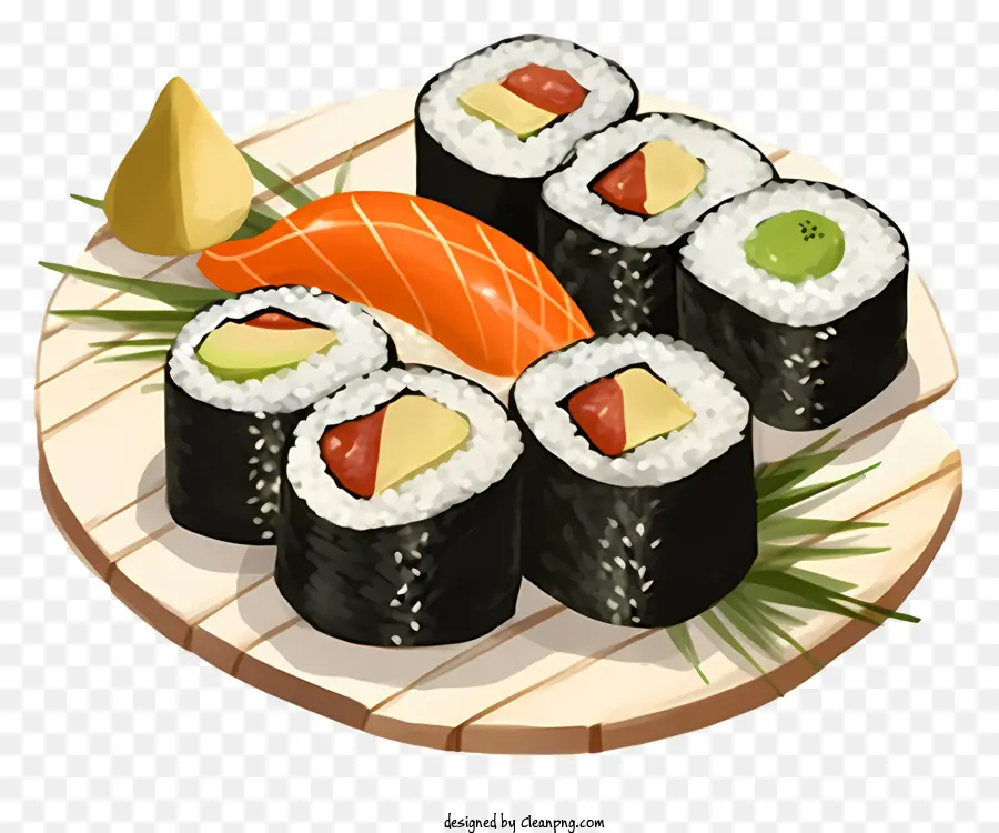 Sushi，Rollos De Sushi PNG