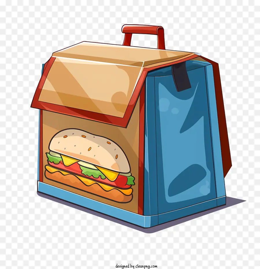 Bolsa De Entrega De Comida，Hamburguesa PNG