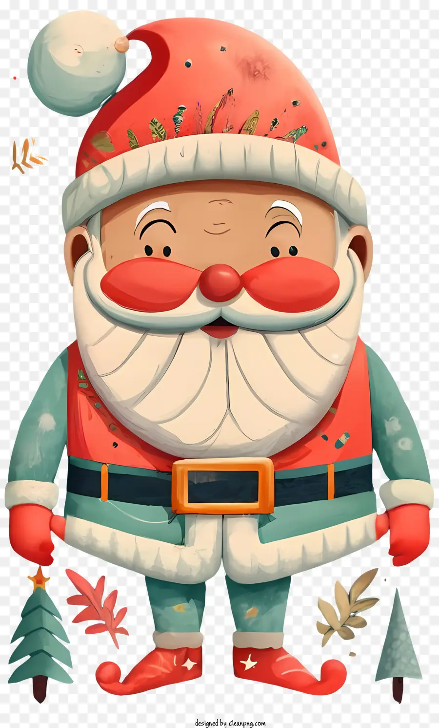 Papá Noel De Dibujos Animados，Papá Noel PNG