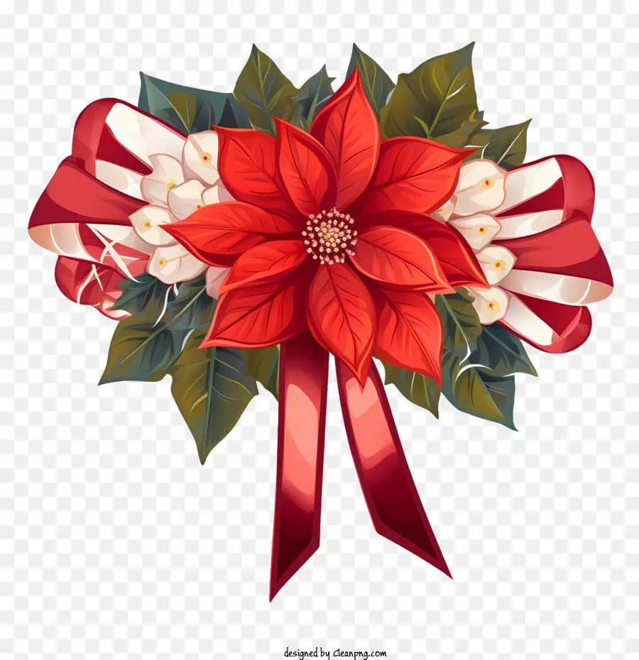 Flor De Pascua，Rojo PNG