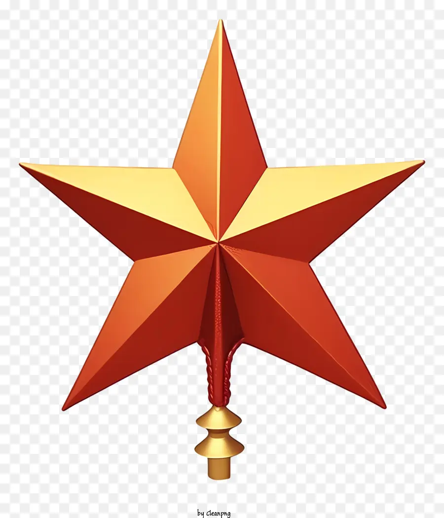 Estrella Roja，Estrella De Oro PNG