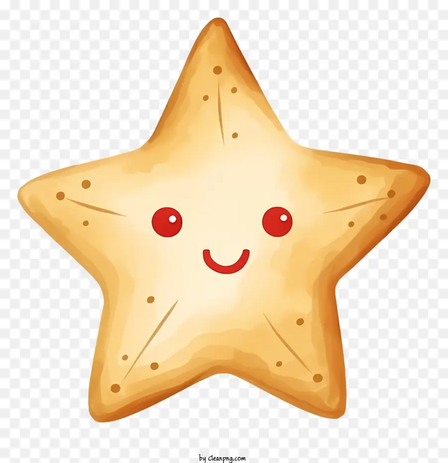 De Dibujos Animados De Estrellas De Mar，Smiley Face Starfish PNG