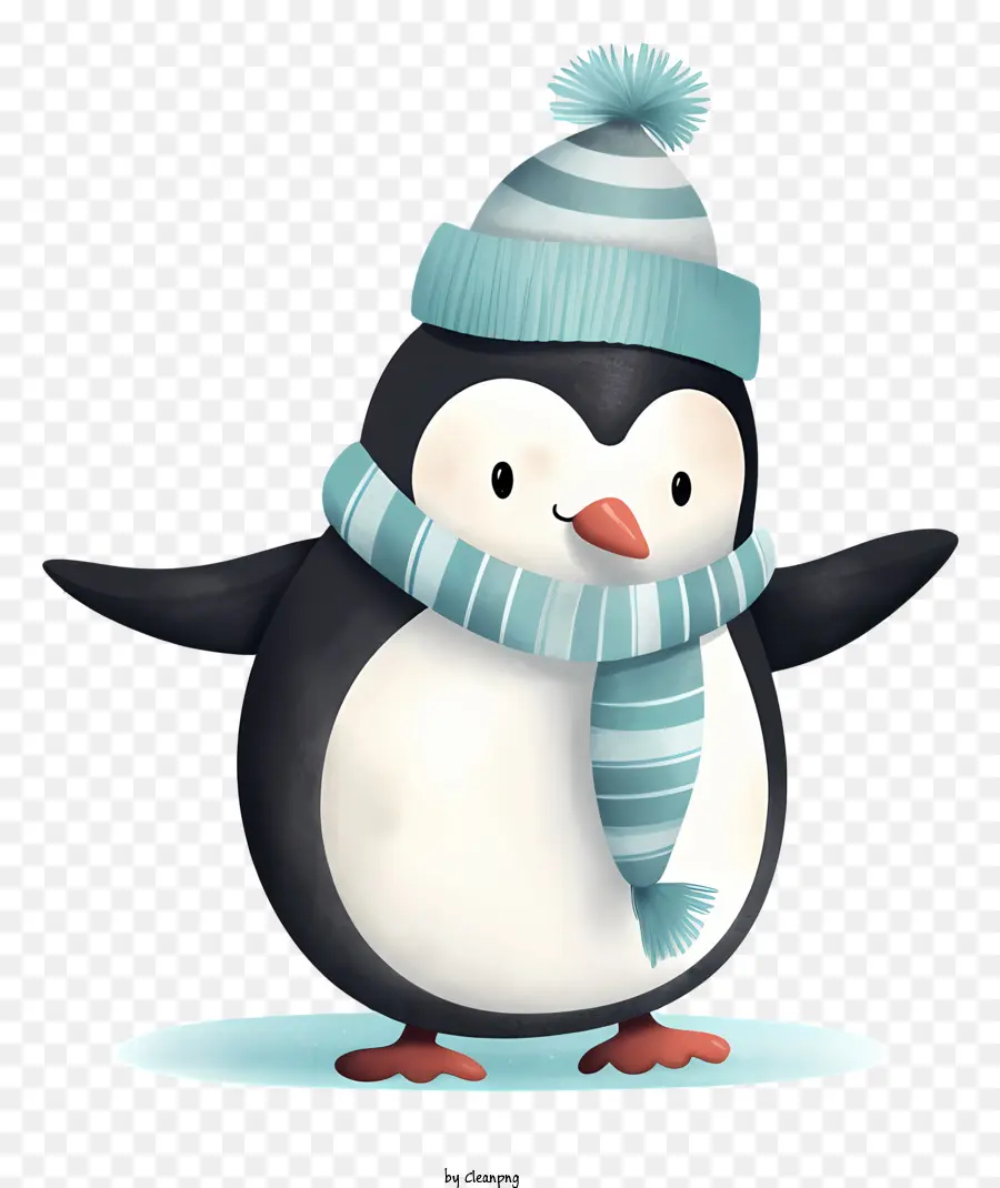 Pingüino，Sombrero PNG