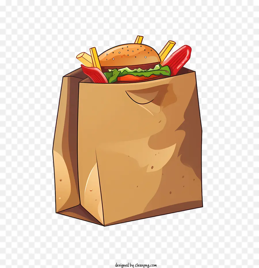 Bolsa De Entrega De Alimentos，Sandwich De Pollo PNG