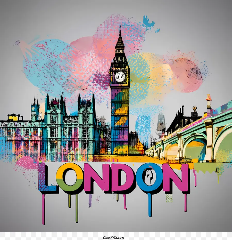 Londres，Ilustración De Londres PNG