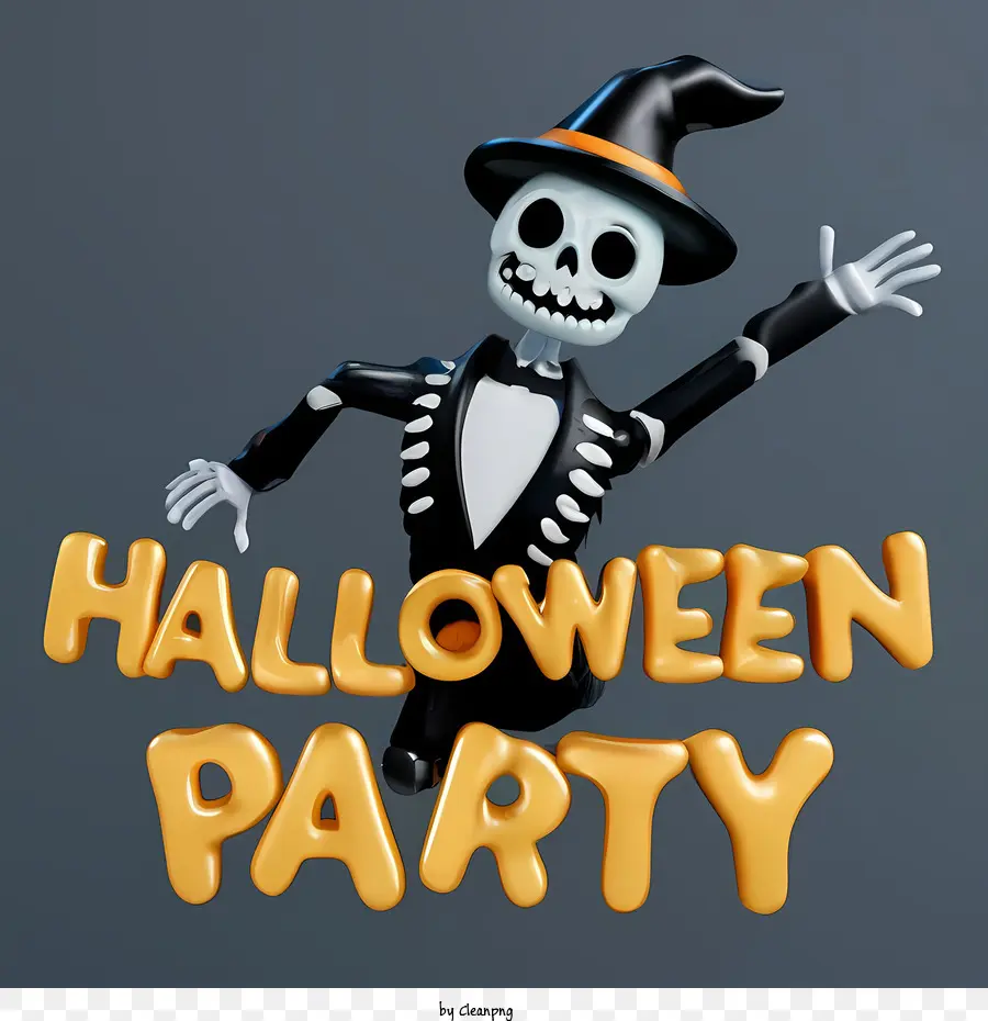 Fiesta De Halloween，Esqueleto PNG