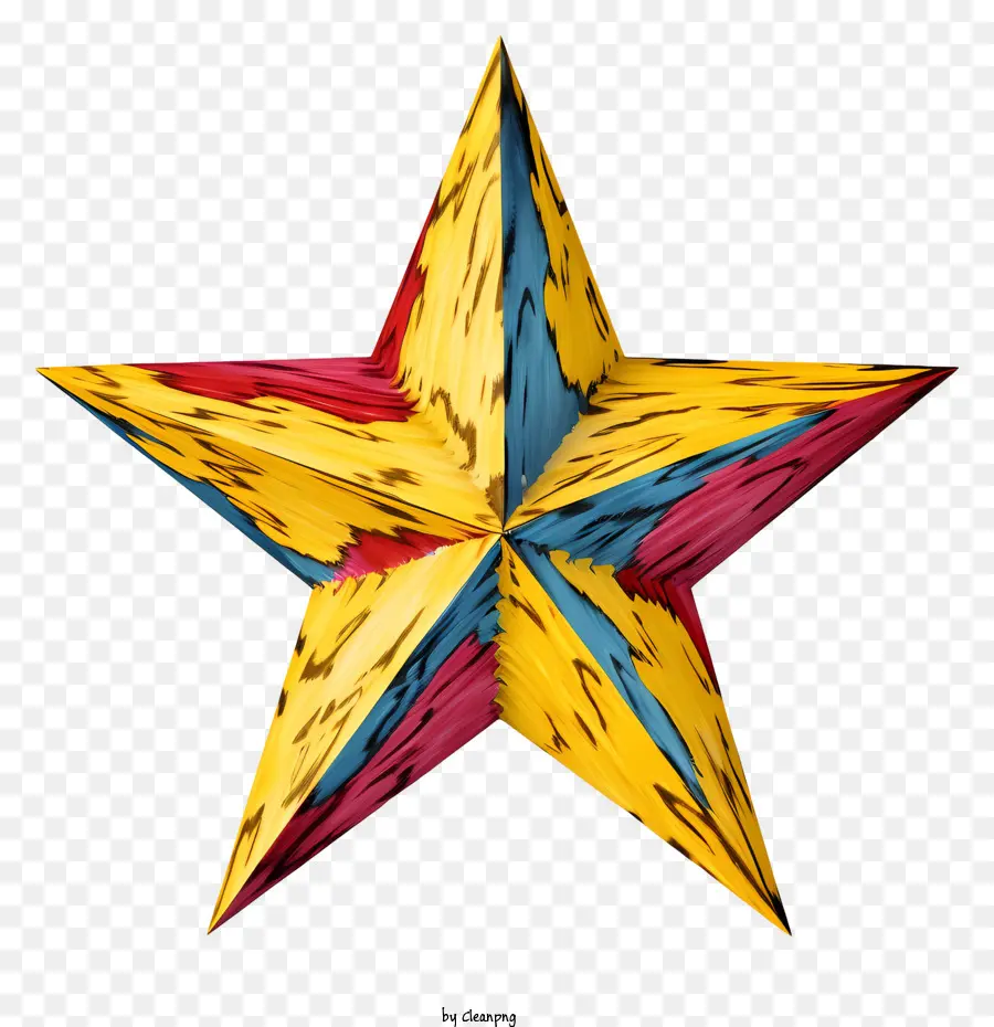 Estrella，Estrella Colorida PNG