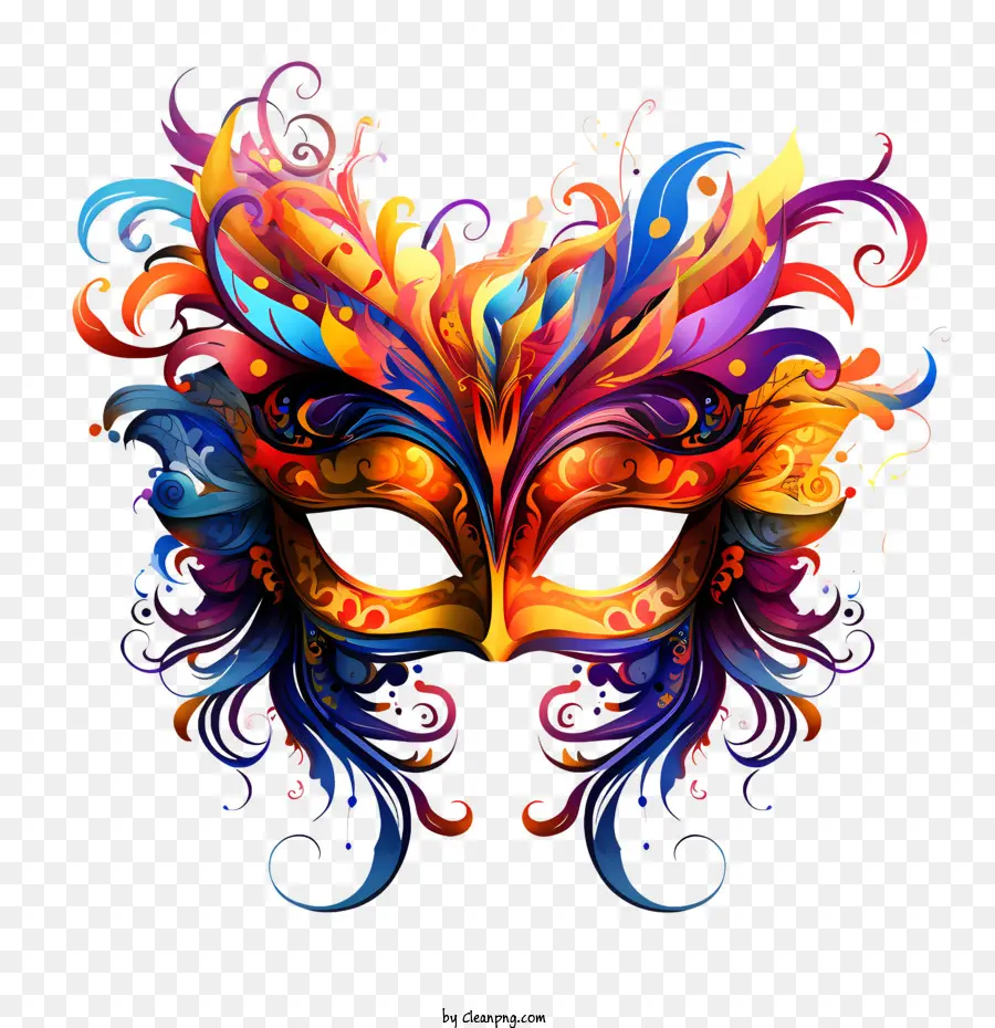 Máscara Del Festival De Carnaval，Mascarilla PNG