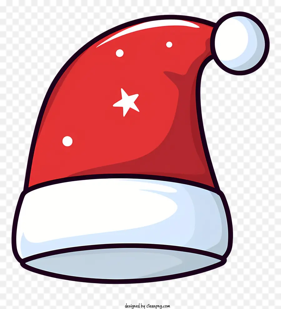 Gorro De Papá Noel，Gorro Rojo De Papá Noel PNG