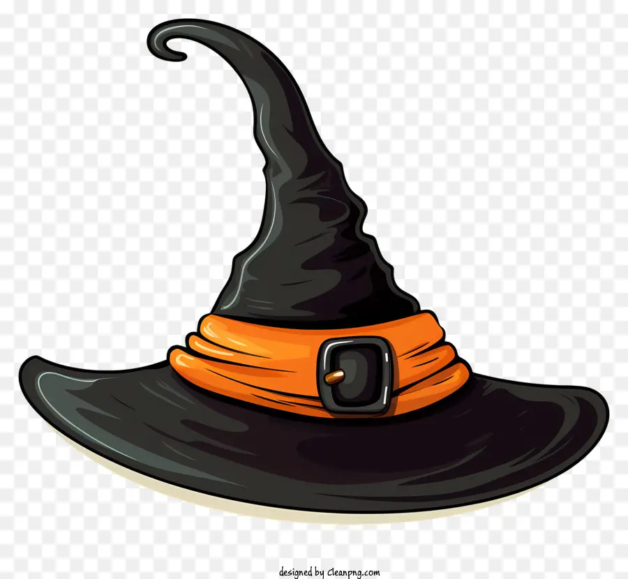 Sombrero De Bruja Negra，Disfraz De Halloween PNG