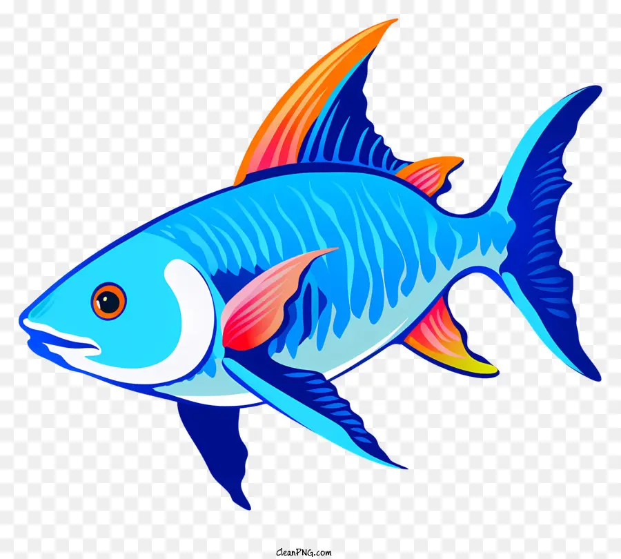 Pescado Azul，Naranja De Pescado PNG