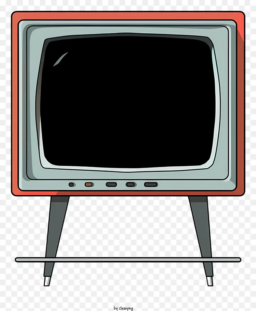 Televisión Antigua，Retro PNG