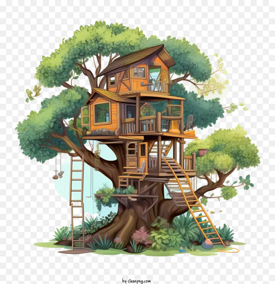 La Casa Del árbol，La Casa En El árbol PNG