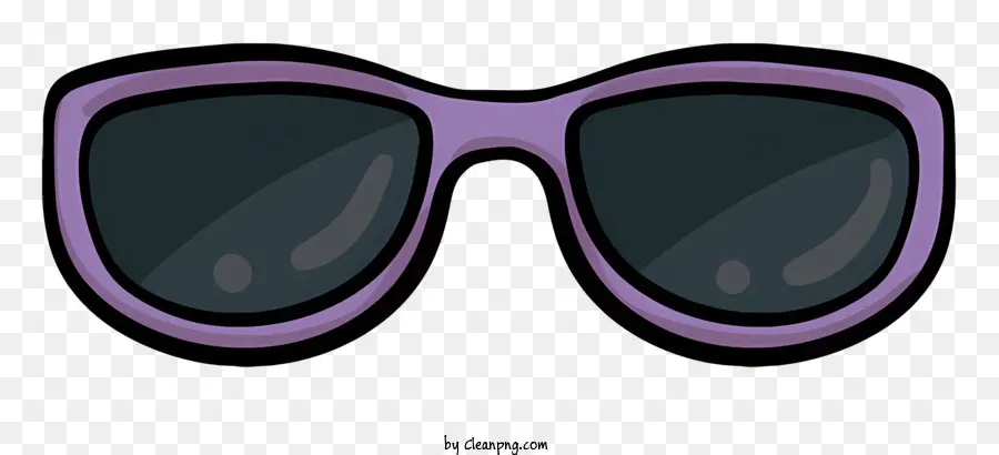 Gafas De Sol Moradas，Lentes Negros PNG